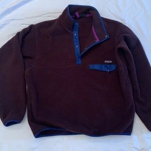 Vintage Patagonia Synchilla Fleece snap neck L